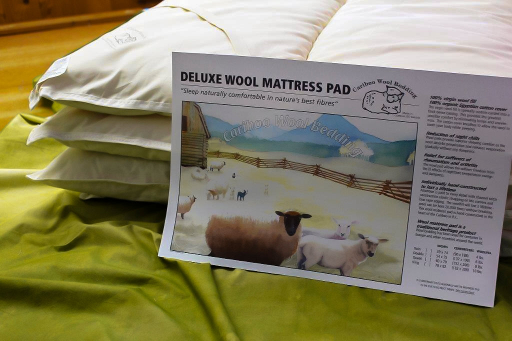 wool mattress pad queen 1.75